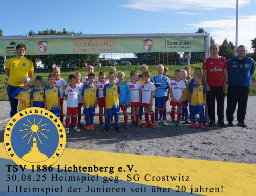 Ein Meilenstein in der Fußballgeschichte des TSV 1886 Lichtenberg